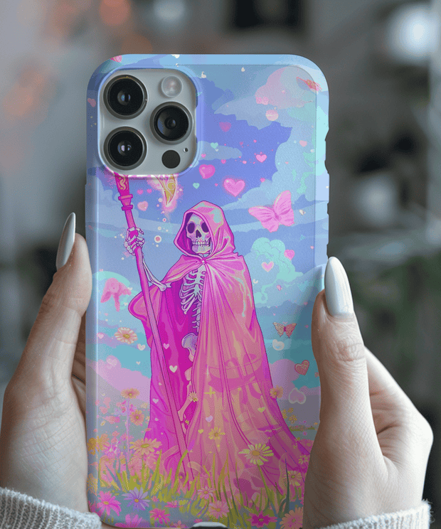 Neon Pastel Grim Reaper Aesthetic Tough Phone Case WOYC