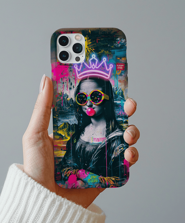 Neon Mona Lisa Pop Art Collage Tough Phone Case WOYC