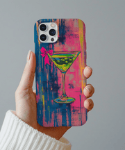 Neon Martini Pop Art Tough Phone Case Printify