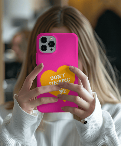 Don’t F***ing Touch Me Tough Phone Case LavenderCeleste