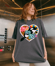 Sink the Rich Retro Orca Activist Comfort Colors Tee LavenderCeleste