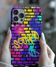 Scorpio Graffiti Wall Zodiac Tough Phone Case LavenderCeleste