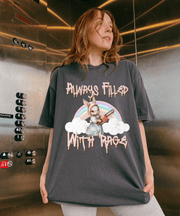 Always Filled With Rage Funny Bunny Cottagecore Comfort Colors T-Shirt Comfort Colors 1717