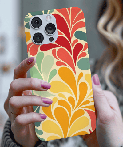 Vintage Retro 70s Abstract Groovy Tough Phone Case LavenderCeleste