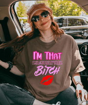 I’m That Sagittarius Bitch Graphic Tee LavenderCeleste