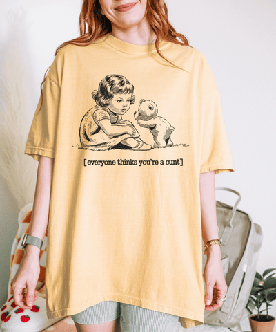 Everyone Thinks You’re a Cunt Comfort Colors Tee LavenderCeleste